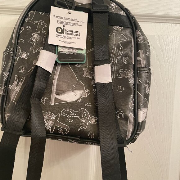 Disney Nightmare Before Christmas Mini Backpack 10 1/2" NEW with Tags - Picture 3 of 7